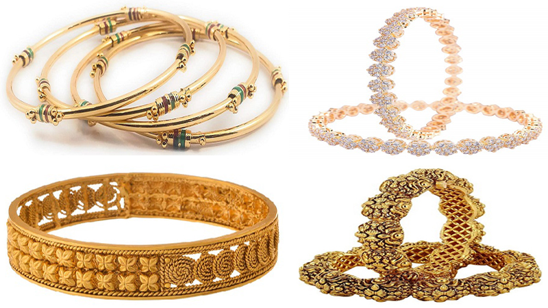 5 Latest & Best Gold Plated Bangles For Daily Use In India